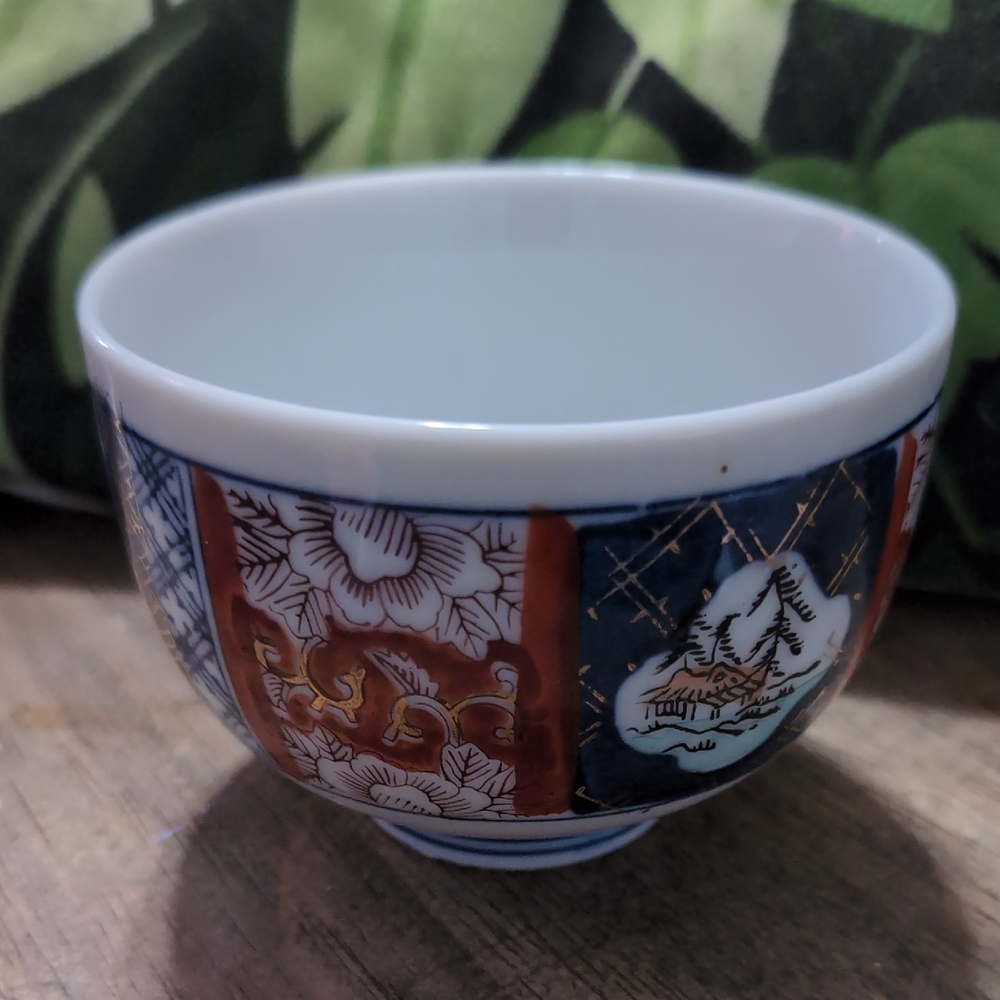 Antique Japanese Rice Bowl With Lid *BINJ - Picture 10 of 13